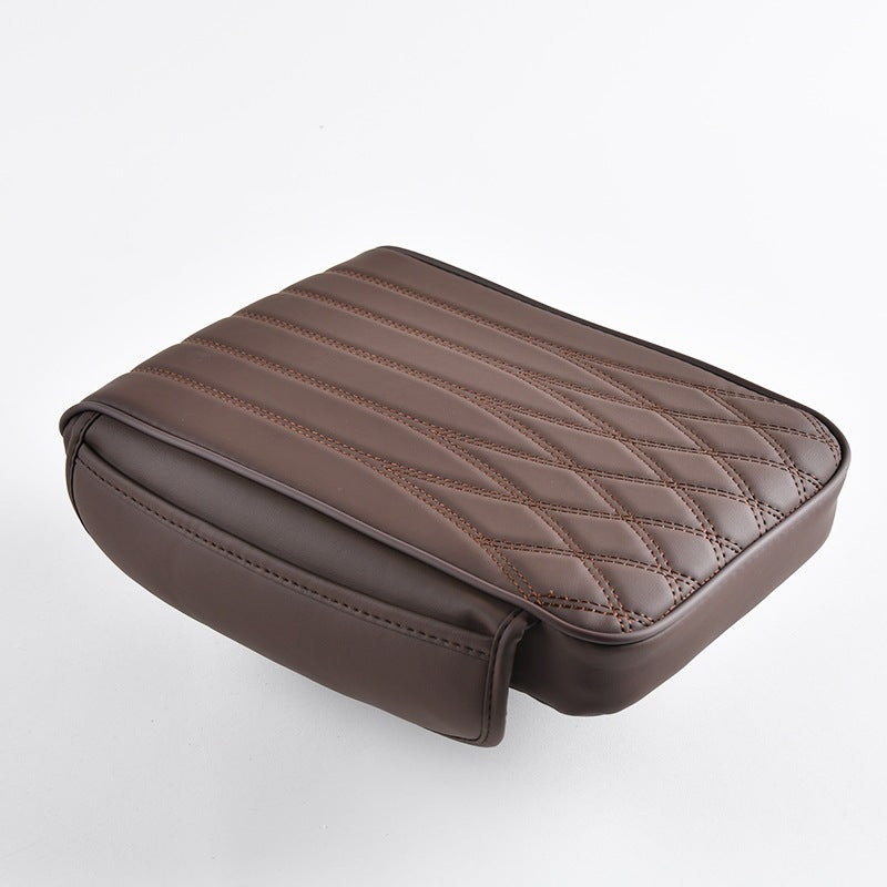 Manufacturer cross-border direct sales of dual-sided pocket-style car armrest box mats, universal hand and center height increasers