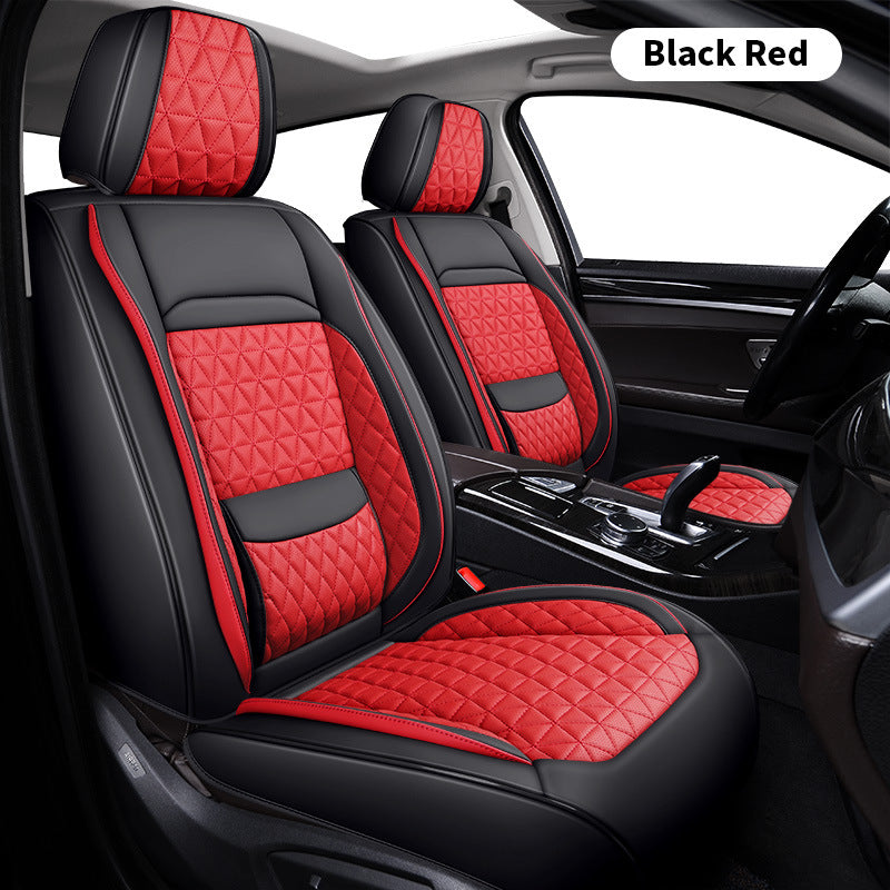 2025 new all-leather fixed lumbar wing Nappa leather car cushion all-season universal full-enveloping seat cover