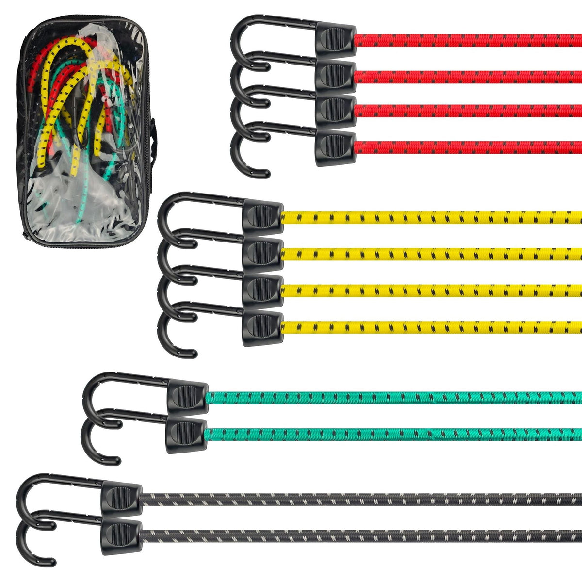 Bungee Cord Rope Set - Multiple Sizes & Styles