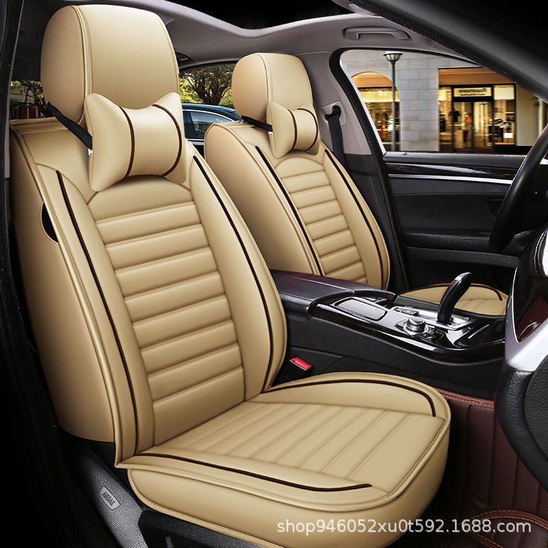 Full envelope car seat cover, summer ice silk seat cover, full leather, new four-season universal seat cushion, special seat cushion for small cars