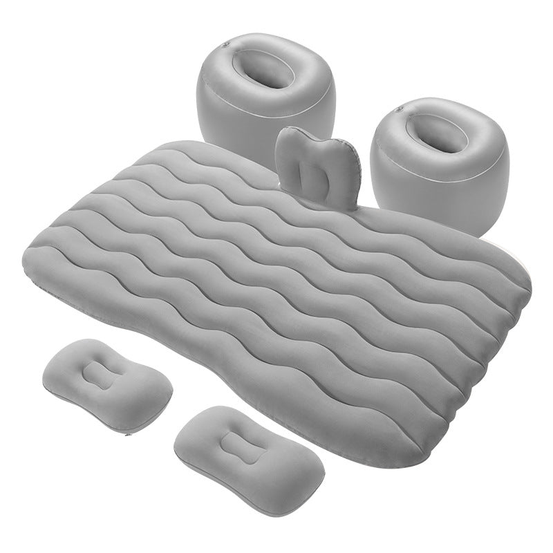 New car inflatable bed, 3:7 split children's sleeping bed, rear bed for sedans, SUVs, foldable outdoor universal travel bed