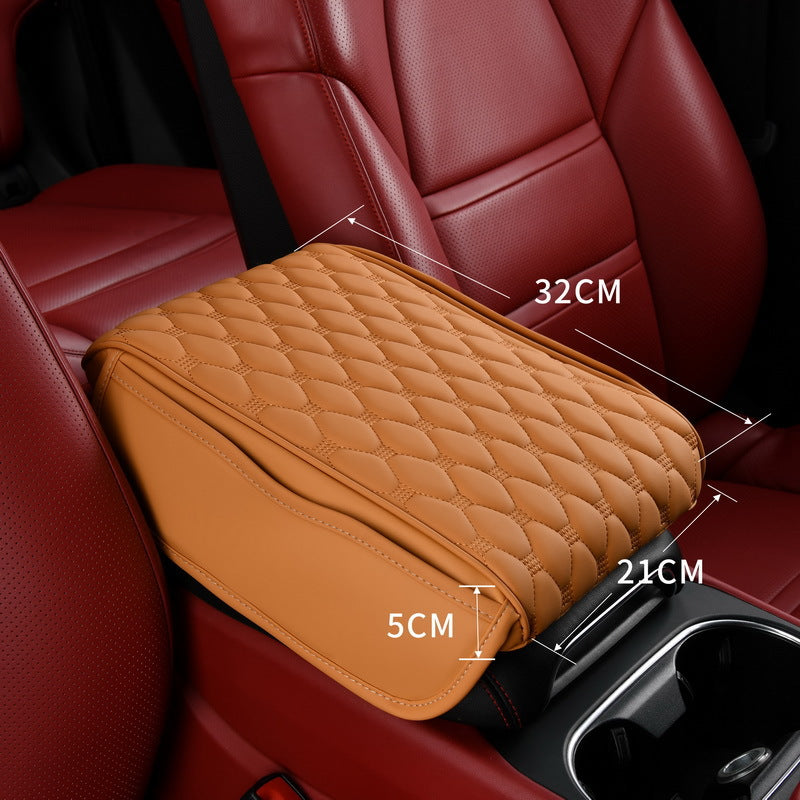 Manufacturer cross-border car armrest box height pad, car goods, double-sided practical storage bag, memory foam armrest box pad