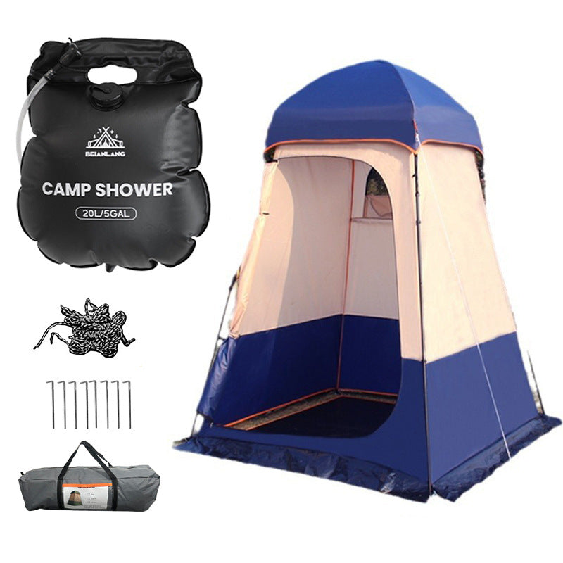 Enlarged and raised outdoor dressing, bathing, tents, camping, beach, fishing tent, model changing mobile toilet tent