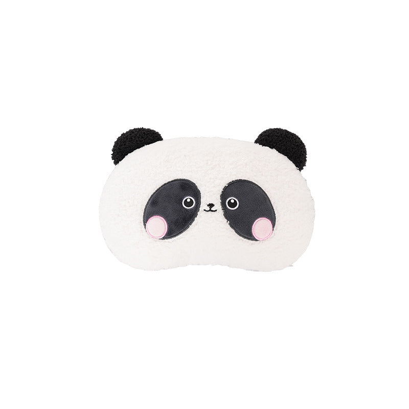 Car headrest lumbar support, cartoon cute panda, comfortable soft car cushion, all-season universal neck pillow