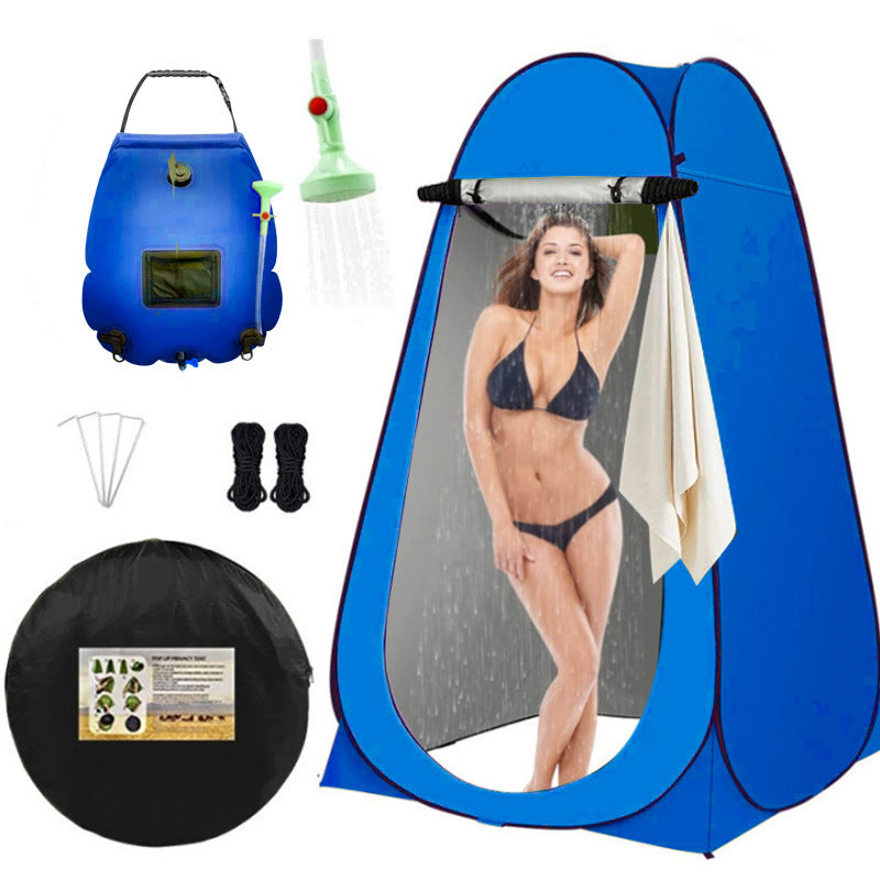 2025 Cross-border Hot Outdoor Shower Tent, Shower Bag, Toilet Combo, Changing Tent, Solar Drying Water Bag