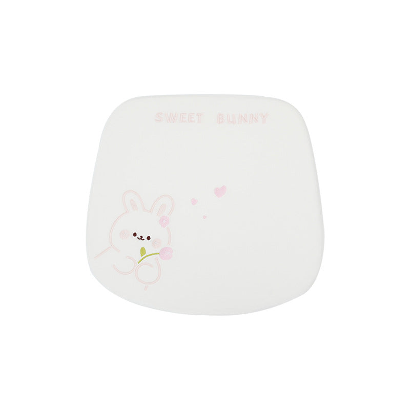 Cartoon memory foam car headrest, all-season plush car, soft seat lumbar pad, creative car lumbar support