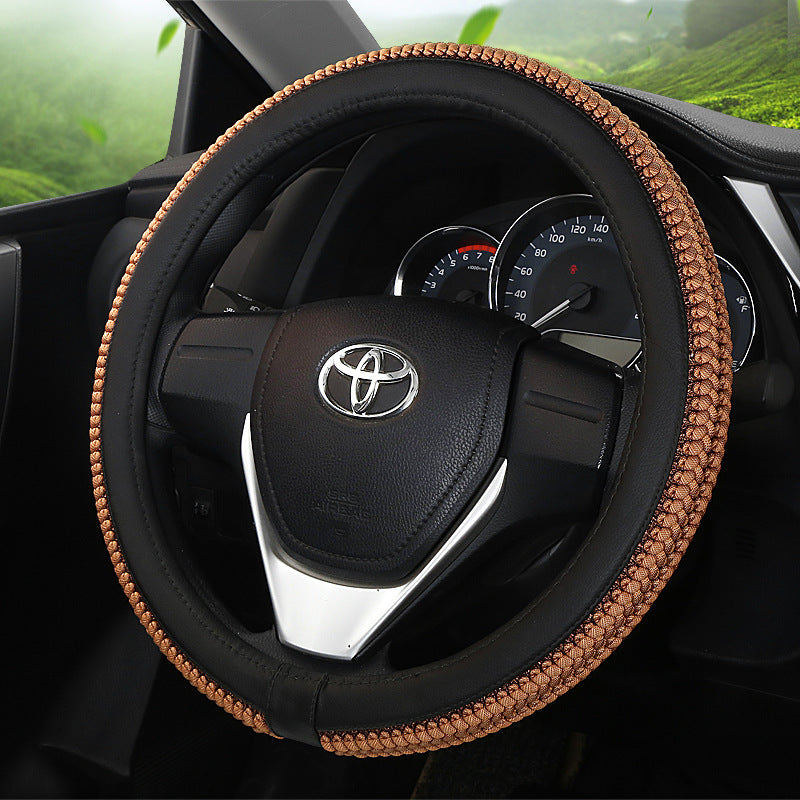 Steering Wheel Cover, Ice Silk, Universal Fit