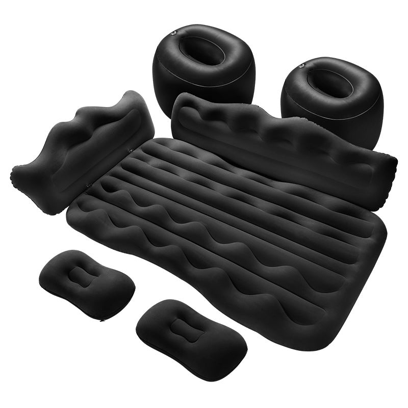 Cross-border car inflatable bed Car rear exhaust mattress Universal folding sleeping air mattress travel mattress