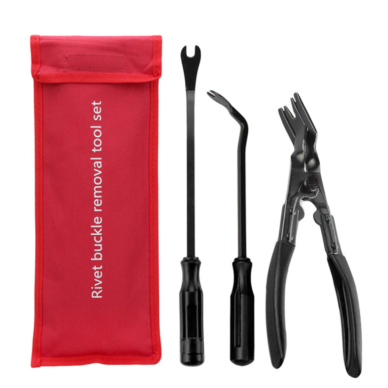 5 pieces, 6 pieces, 7-piece set, car panel car door audio system decoration modification tool, clip screwdriver, pliers, disassembly 3 pieces