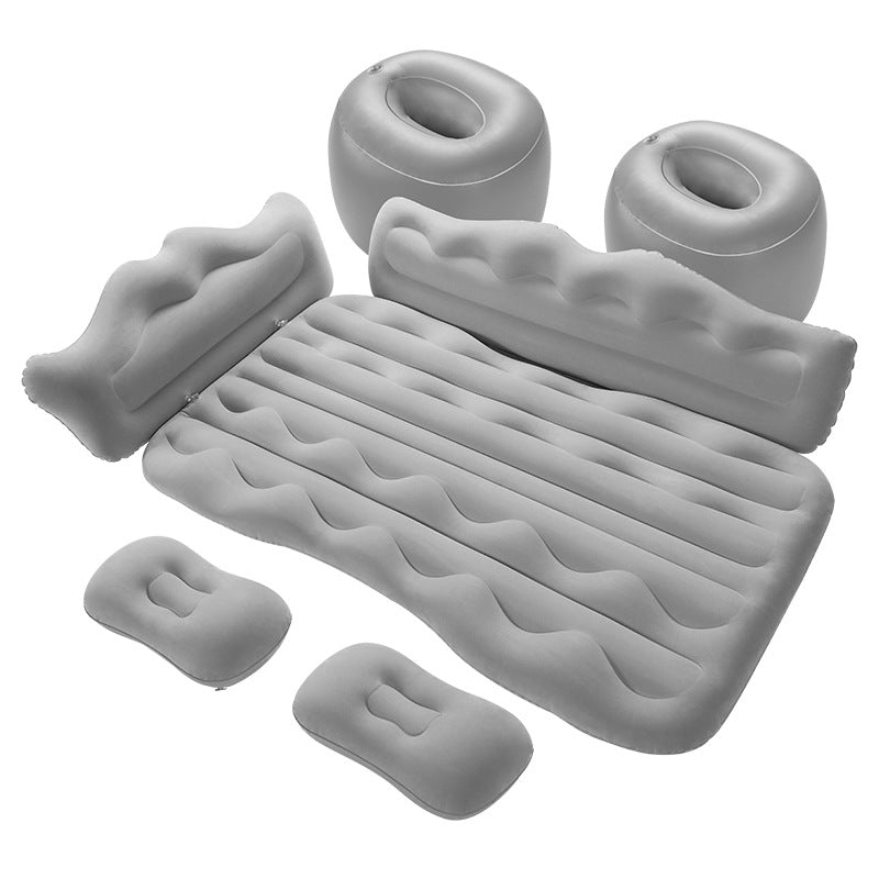 New car inflatable bed, 3:7 split children's sleeping bed, rear bed for sedans, SUVs, foldable outdoor universal travel bed