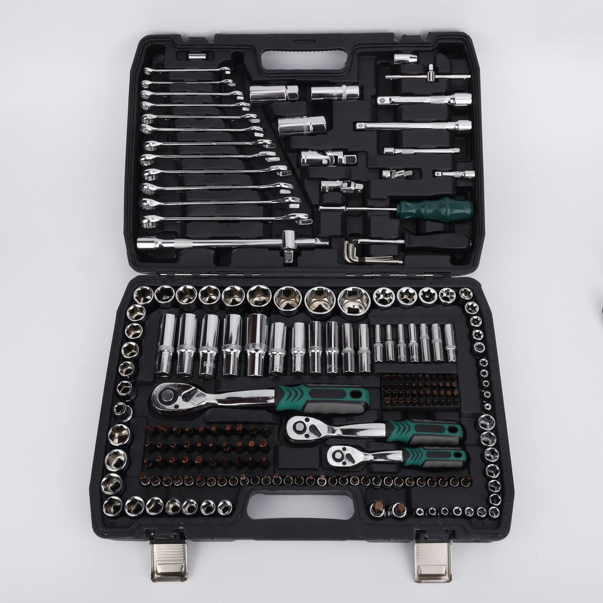 Natural S2 Bit Head 72-Tooth Ratchet Wrench Auto Repair Mechanical Repair Household Repair Sleeve Tool Set Hardware Toolbox