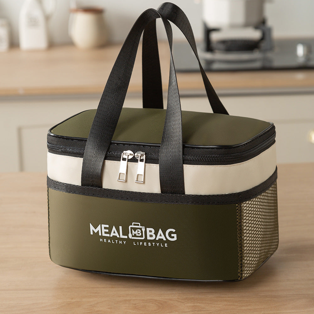 Insulated Lunch Bag, Waterproof Oxford Cloth