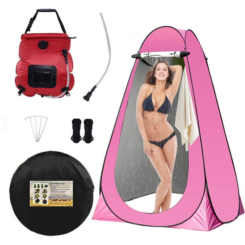 2025 Cross-border Hot Outdoor Shower Tent, Shower Bag, Toilet Combo, Changing Tent, Solar Drying Water Bag