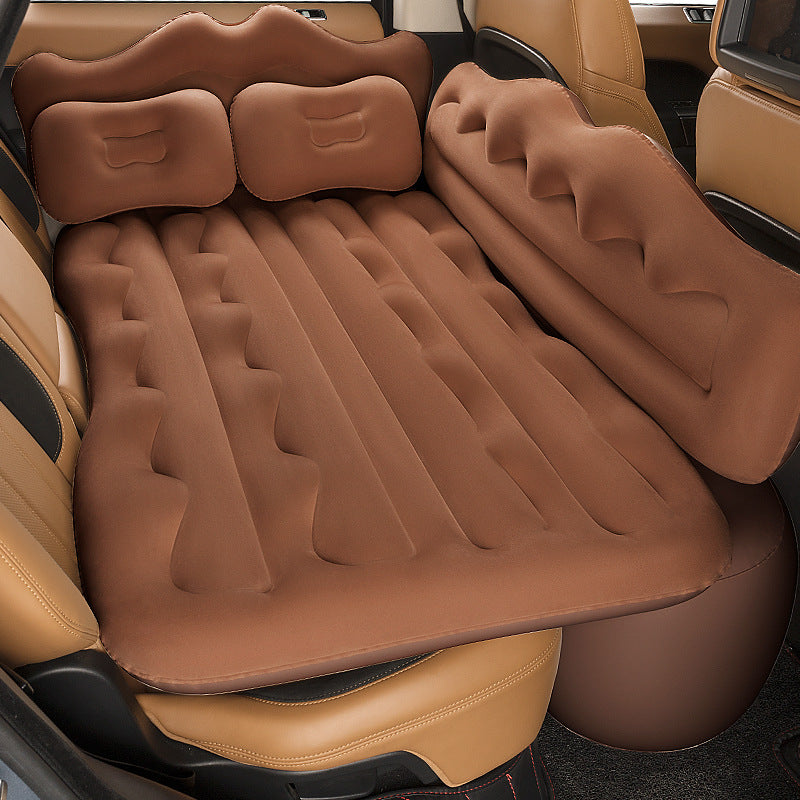 New car inflatable bed, 3:7 split children's sleeping bed, rear bed for sedans, SUVs, foldable outdoor universal travel bed