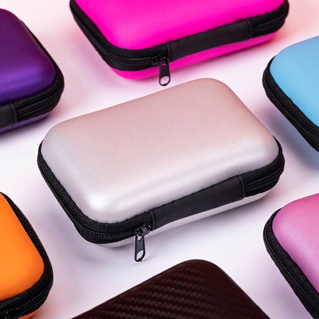 EVA Storage Bag - Headphone & Cable Organizer