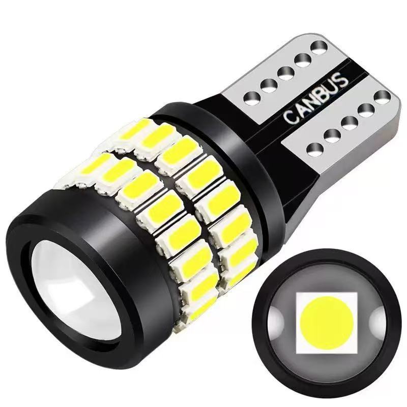 Cross-border automotive LED car light: T10 width indicator, position light 4014-24SMD, license plate decoding light, 3030 instrument light