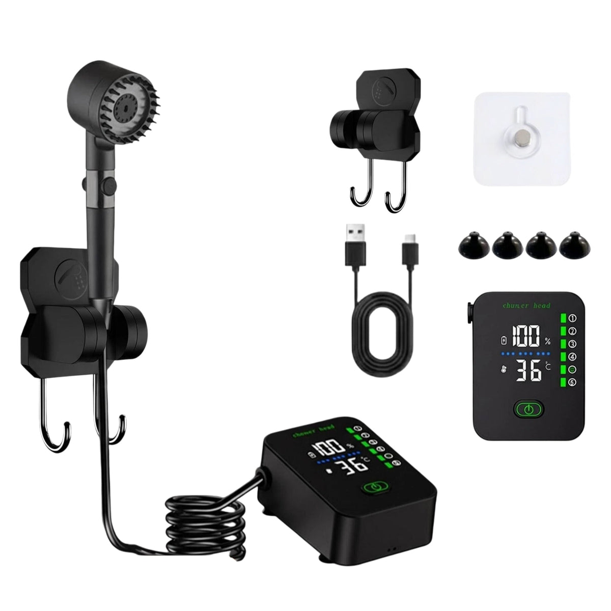 Portable Electric Shower Pump with Battery