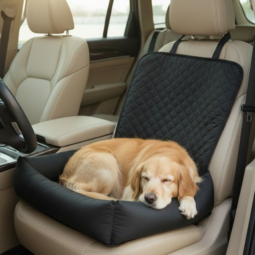 Car pet mat, water-repellent for travel, water-repellent in-car dog bed, Amazon hot-selling car passenger seat pet bed