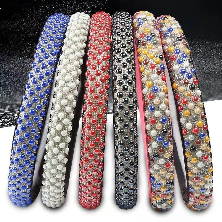 Steering Wheel Cover with Ceramic Ice Beads