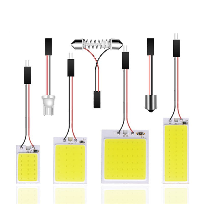 Yizhong LED Roof Light Room Light COB 18 24 36 48SMDT10 Dual-Pointed BA9S Cabin Light Reading