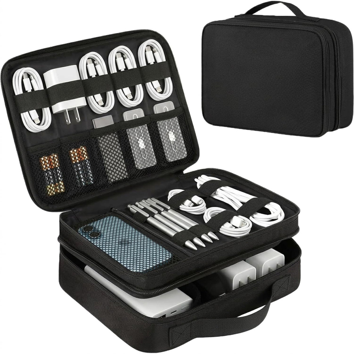 Car Accessory Storage Bag - Digital Cable Organizer