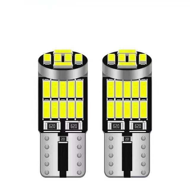 Car LED High Brightness Reading Light W5W T10 4014 26smd License Plate Light Cross-border exclusive license plate display light