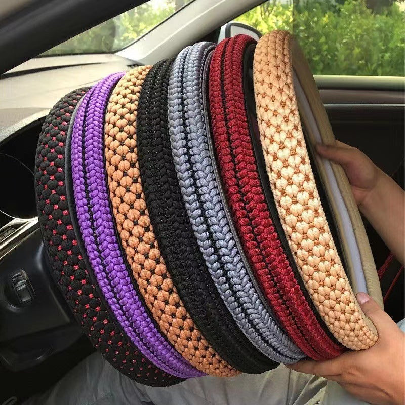 Steering Wheel Cover, Ice Silk, Universal Fit