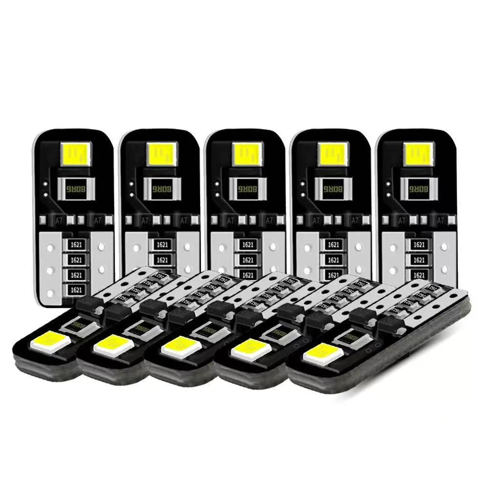Cross-border explosive decoding high-brightness car LED width indicator light reading light T10 2835 2SMD license plate light W5W
