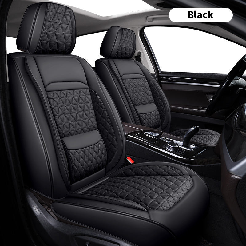 2025 new all-leather fixed lumbar wing Nappa leather car cushion all-season universal full-enveloping seat cover