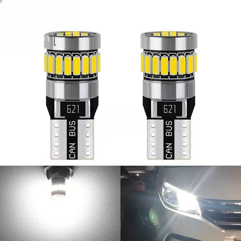 Cross-border automotive LED car light: T10 width indicator, position light 4014-24SMD, license plate decoding light, 3030 instrument light