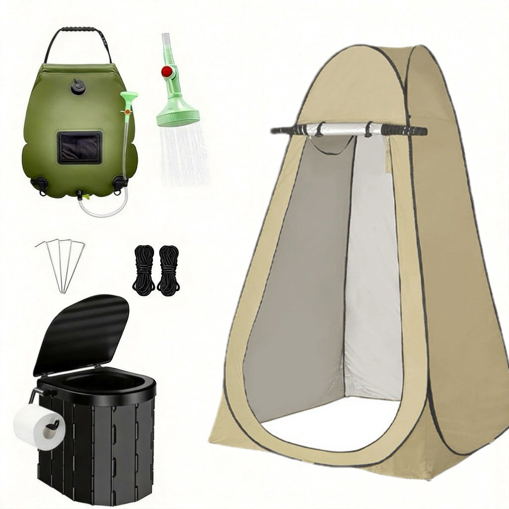 Fishing, shower, bathing artifact, outdoor camping, fishing, changing clothes, simple and portable, portable portable toilet, warm tent, toilet