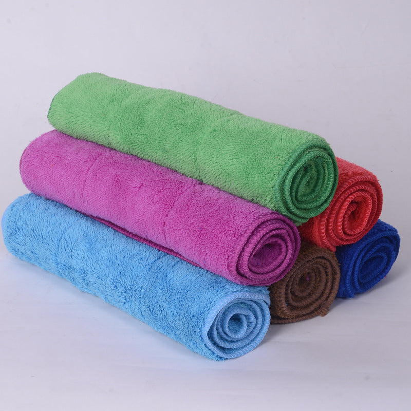 420g 160*60CM Brushed Thickened Car Towel Fine Fiber Absorbent Towel Coral Velvet Towel Edging Towel
