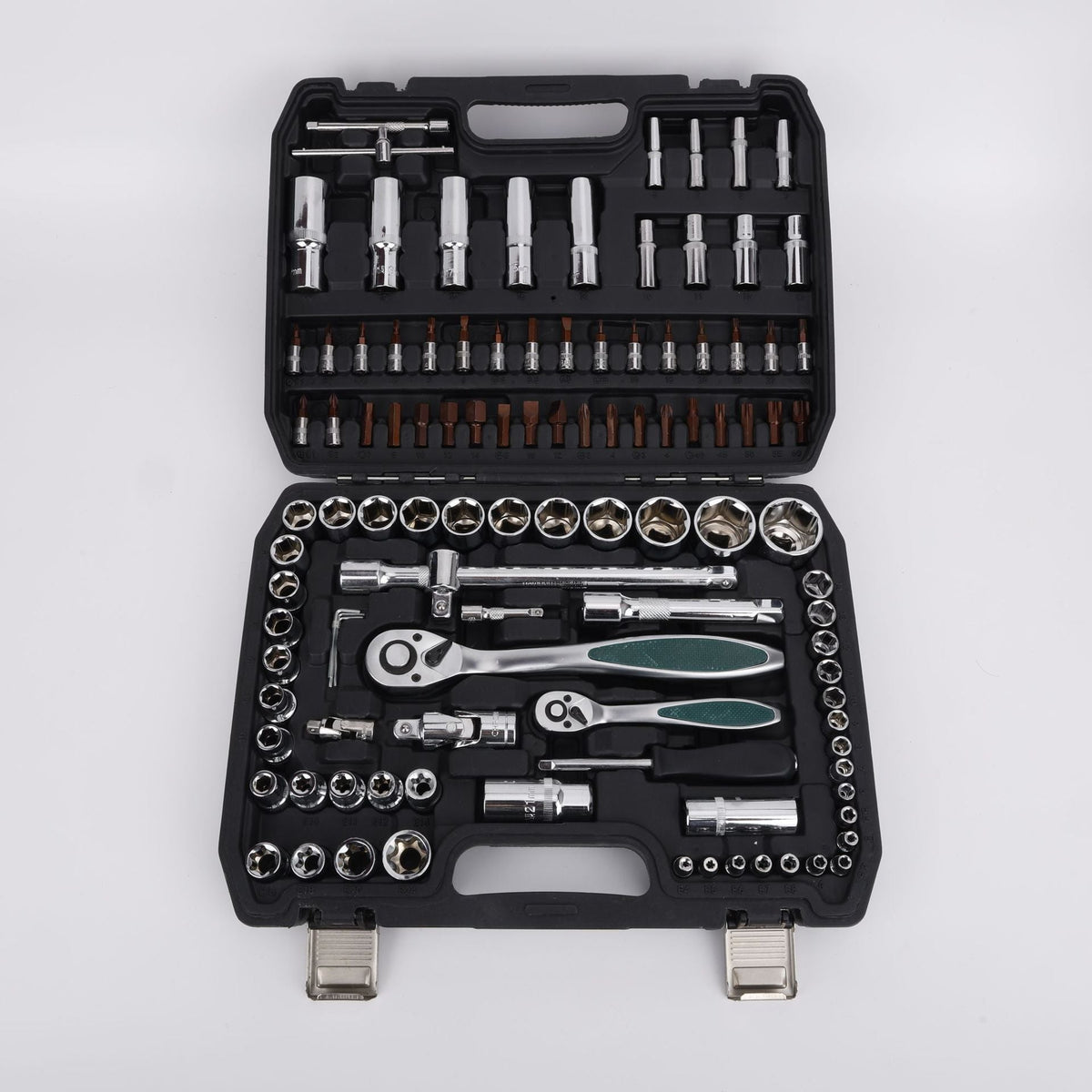 Natural S2 Bit Head 72-Tooth Ratchet Wrench Auto Repair Mechanical Repair Household Repair Sleeve Tool Set Hardware Toolbox
