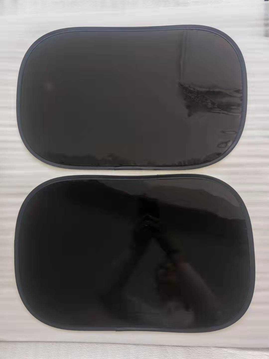 Car interior sun shield, side window heat insulation, sun protection static static sticker, sun shield, cartoon window film with logo printing