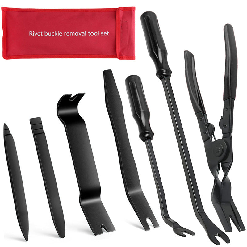 5 pieces, 6 pieces, 7-piece set, car panel car door audio system decoration modification tool, clip screwdriver, pliers, disassembly 3 pieces