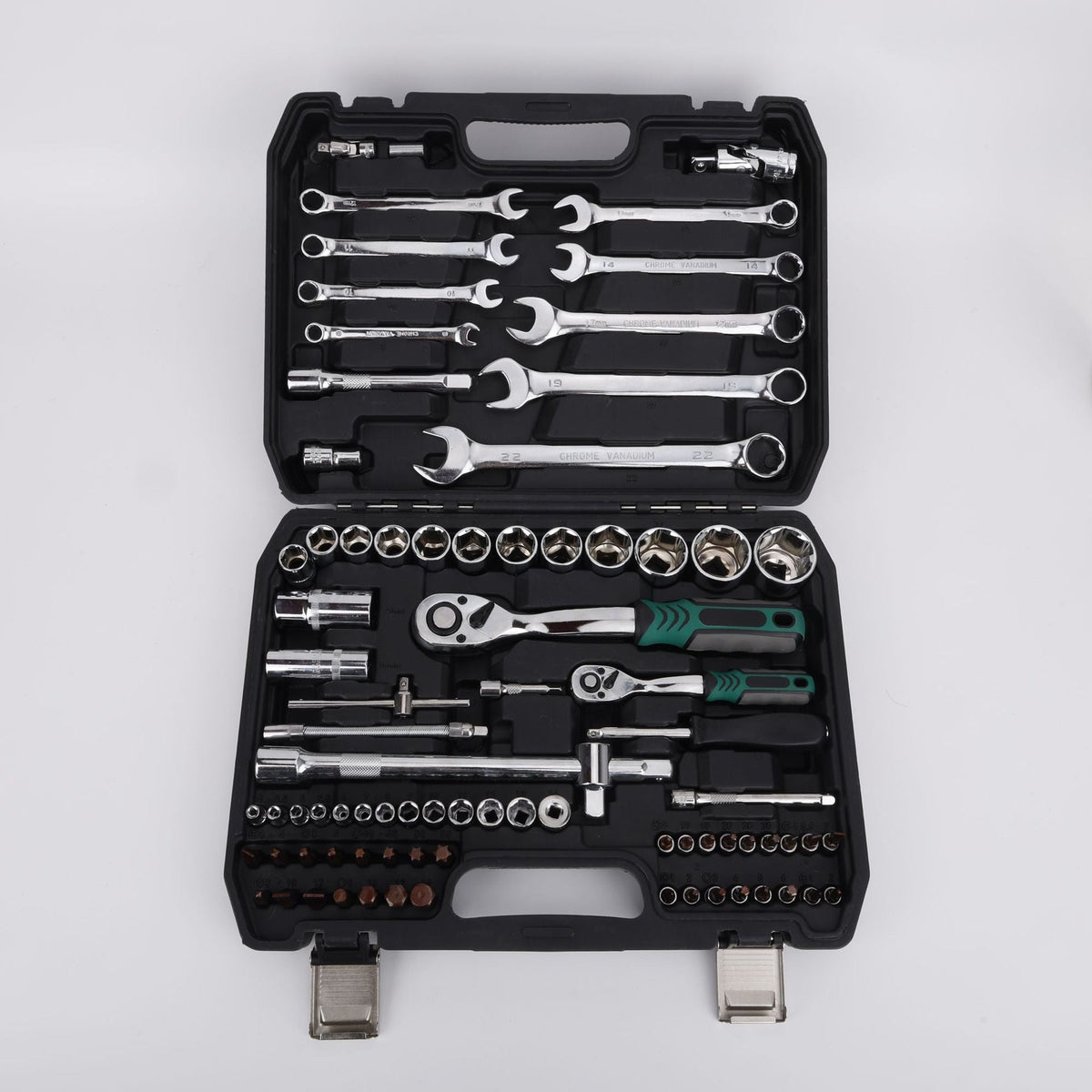 Natural S2 Bit Head 72-Tooth Ratchet Wrench Auto Repair Mechanical Repair Household Repair Sleeve Tool Set Hardware Toolbox