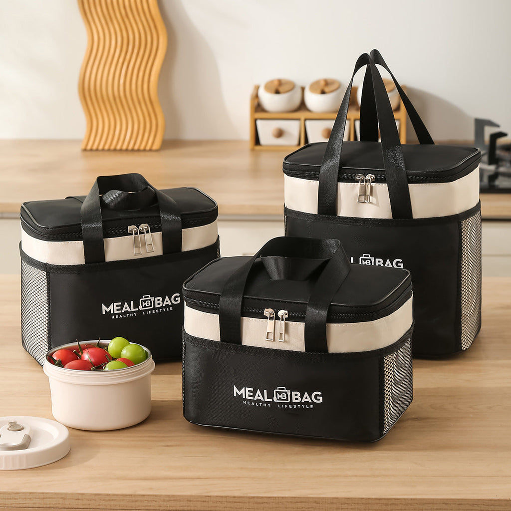 Insulated Lunch Bag, Waterproof Oxford Cloth