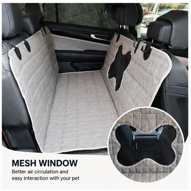 Pet Car Seat Pad - Waterproof Back Seat Cushion