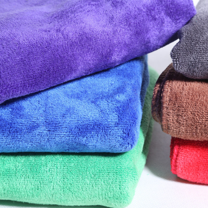 420g 160*60CM Brushed Thickened Car Towel Fine Fiber Absorbent Towel Coral Velvet Towel Edging Towel