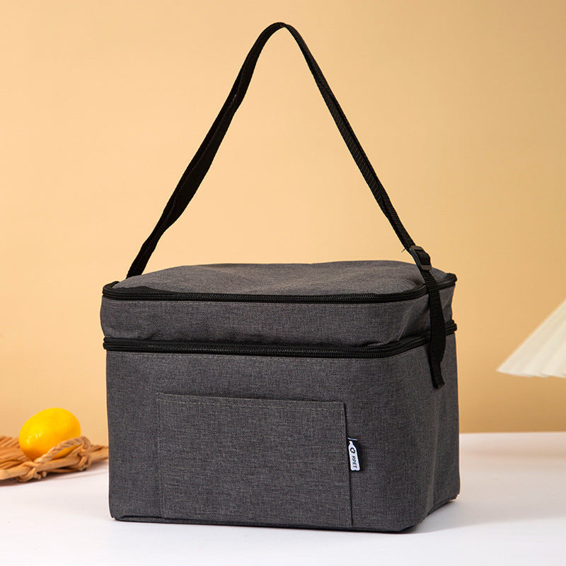Car Accessory Insulated Cooler Bag, Gray