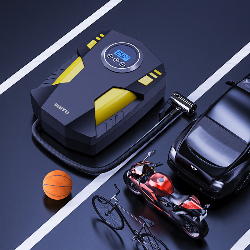 Car air pump digital display portable electric 12v tire inflator multi-function vehicle car air pump