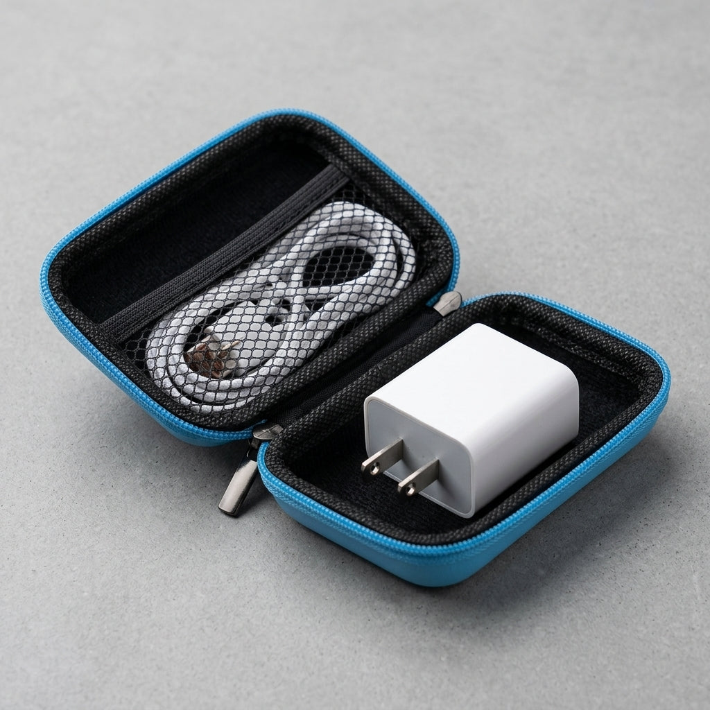 EVA Storage Bag - Headphone & Cable Organizer