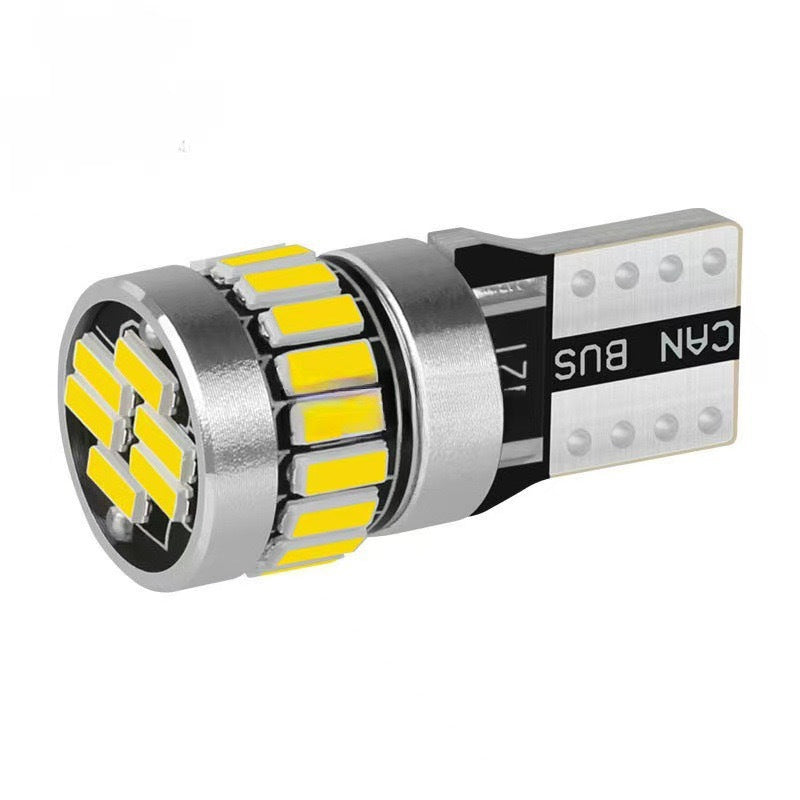 Cross-border automotive LED car light: T10 width indicator, position light 4014-24SMD, license plate decoding light, 3030 instrument light