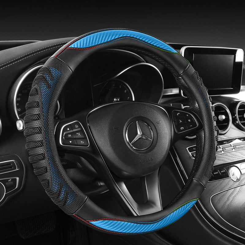Four-season universal honeycomb sports handlebar covers, steering wheel covers, anti-slip modification covers, cross-border Douyin one-piece dropshipping
