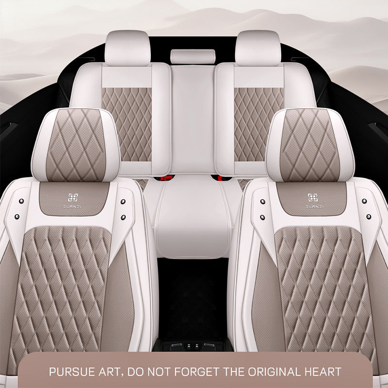 New car seat cushion, all-season universal seat, Nappa leather full-coverage seat cover, small sedan SUV seat cushion manufacturer wholesale