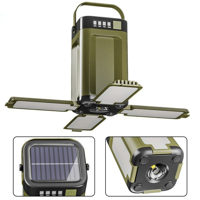 Solar Camping Light with Folding Design