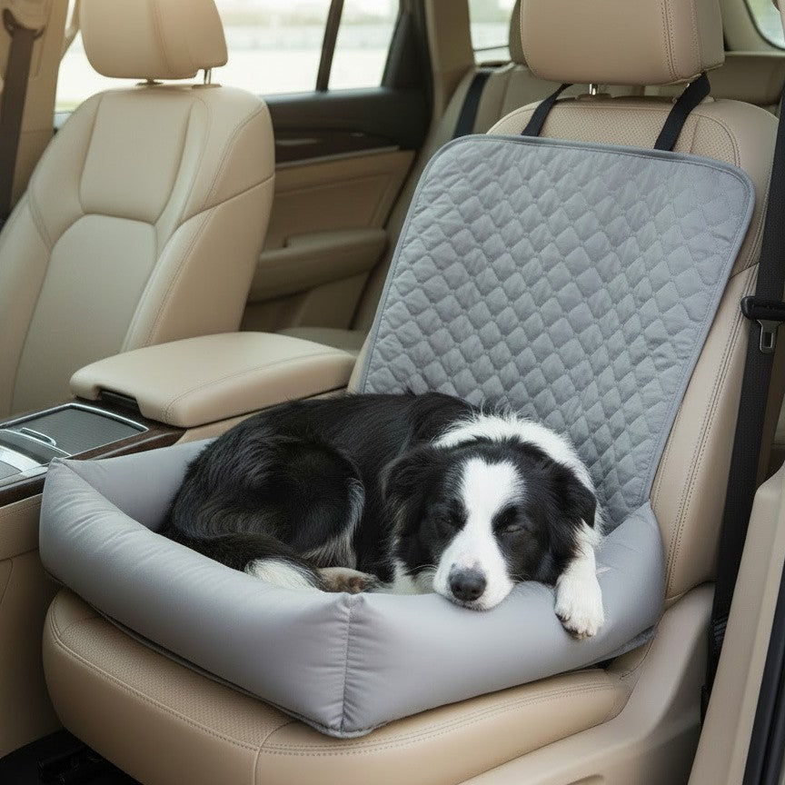 Car pet mat, water-repellent for travel, water-repellent in-car dog bed, Amazon hot-selling car passenger seat pet bed