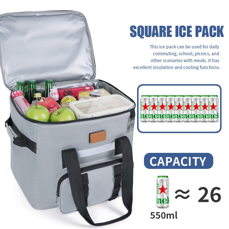 Insulated Picnic Cooler Bag - Multiple Colors
