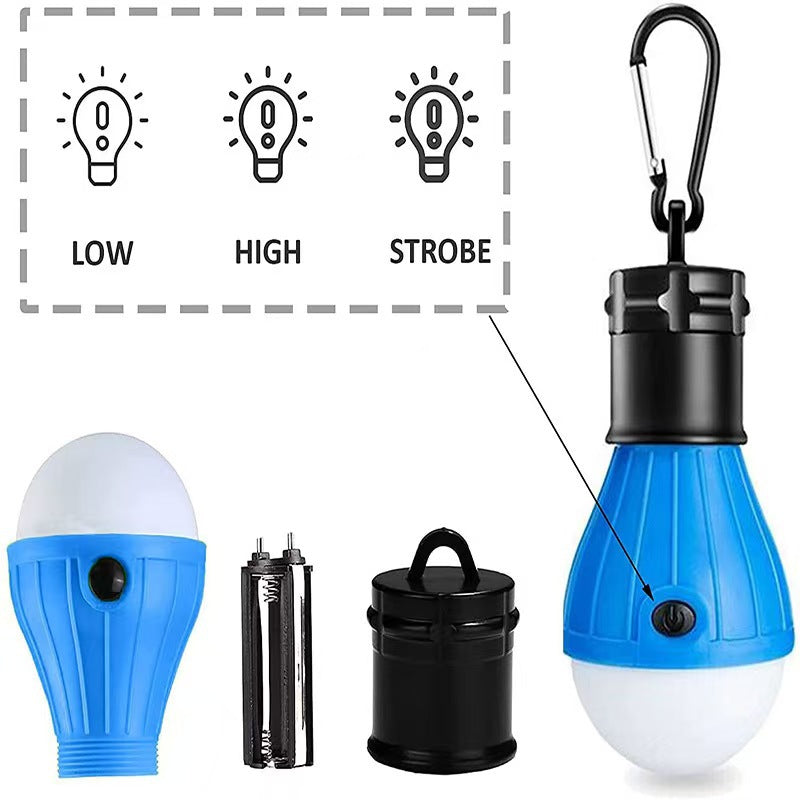 Portable LED Camping Lamp with Carabiner Hook