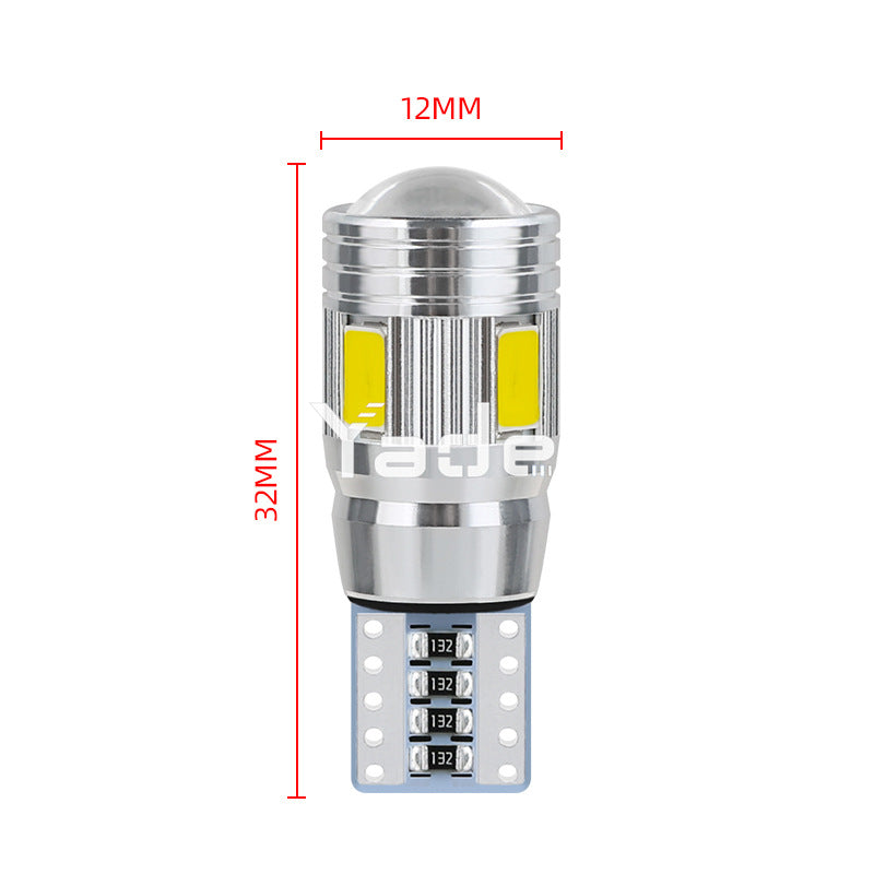 Car LED T10 5730 5630 6SMD Decoding Indicator Indicator Light W5W License Plate Light Reading Light